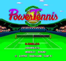 Power Tennis screenshot 3 for PC Engine